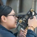 Sailor uses a sextant