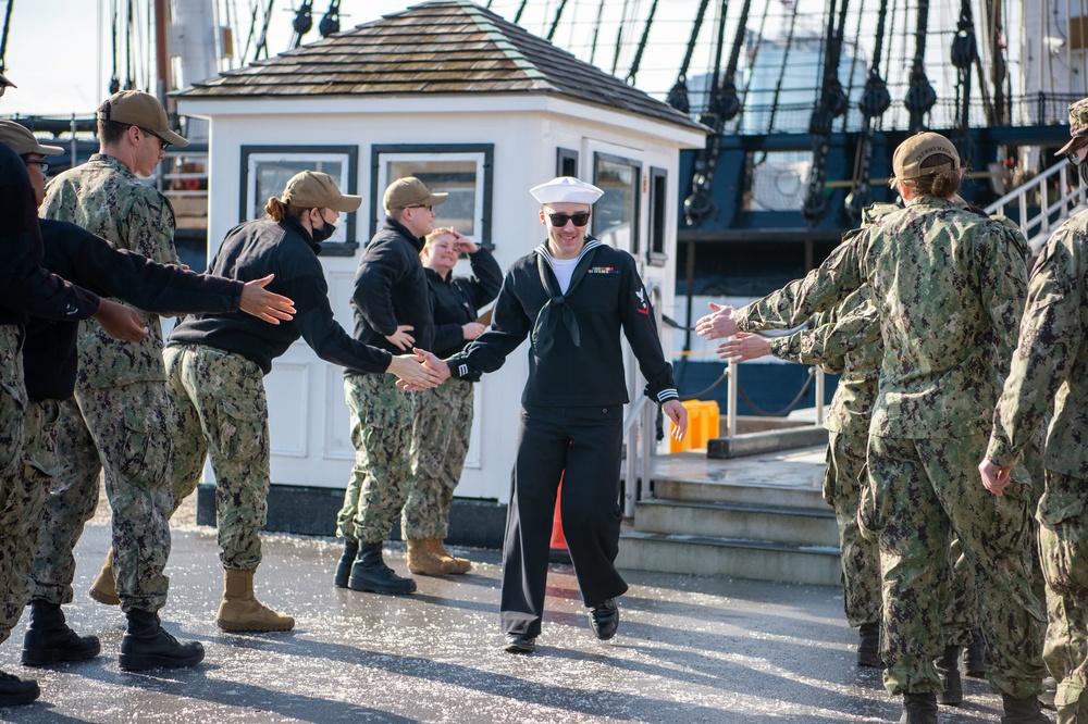 HT3 Rogers Departs USS Constitution