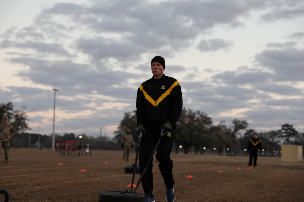 110th Aviation Brigade HHC Conduct the ACFT