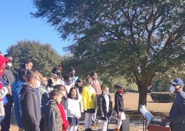 Garrison leadership celebrates partnership with local elementary school
