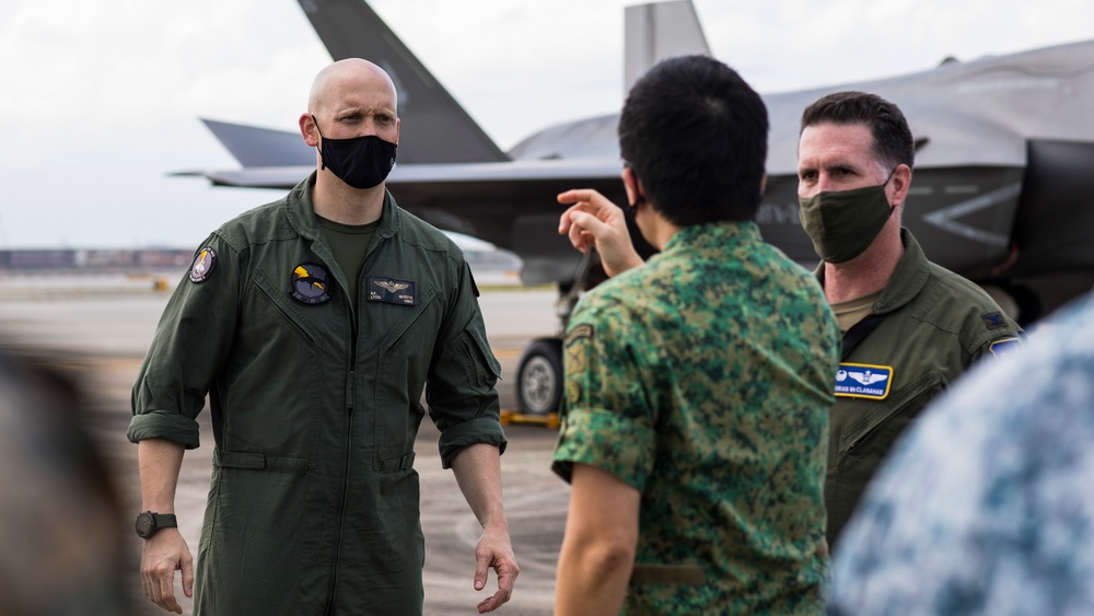 Singapore Airshow 2022: F-35B Lightning II static display