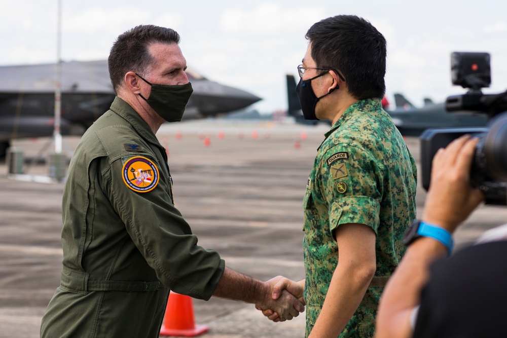 Singapore Airshow 2022: F-35B Lightning II static display