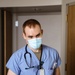U.S. Air Force nurse prepares for patient care