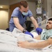 U.S. Air Force nurse provides patient care