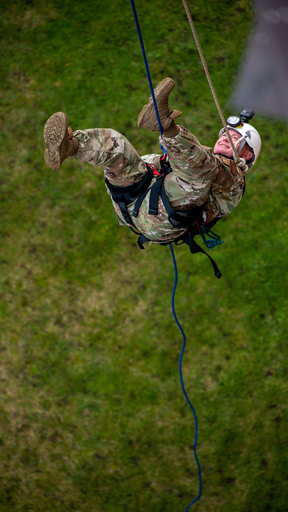 DVIDS - Images - Liberty Wing Fire Department rappels into training ...