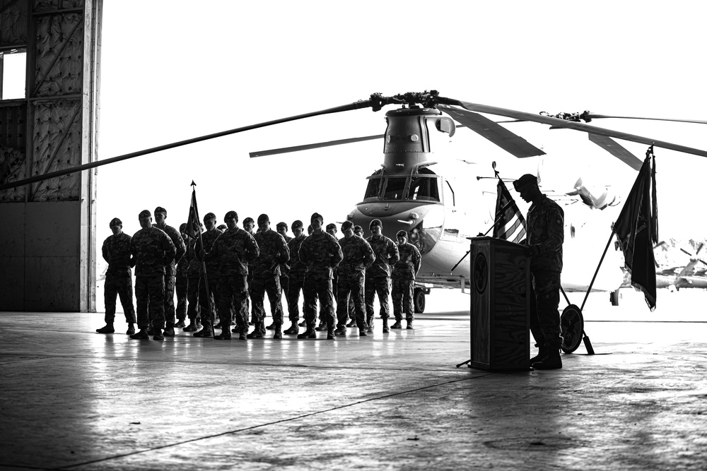 82nd General Support Aviation Battalion Change of Command