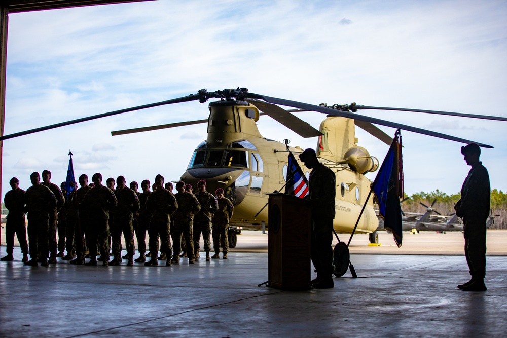 82nd General Support Aviation Battalion Change of Command