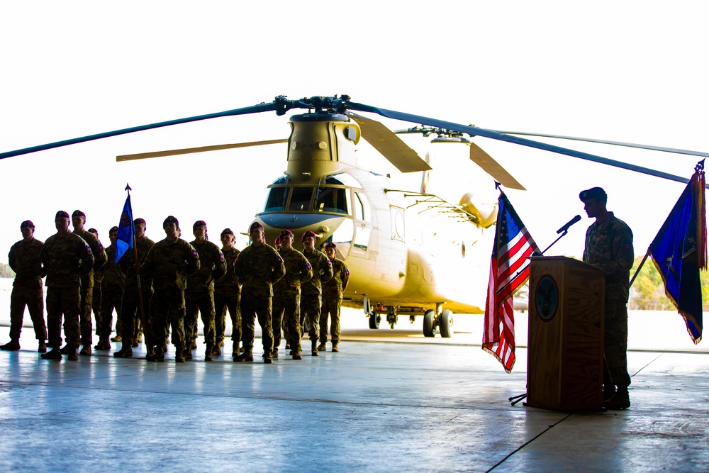 82nd General Support Aviation Battalion Change of Command