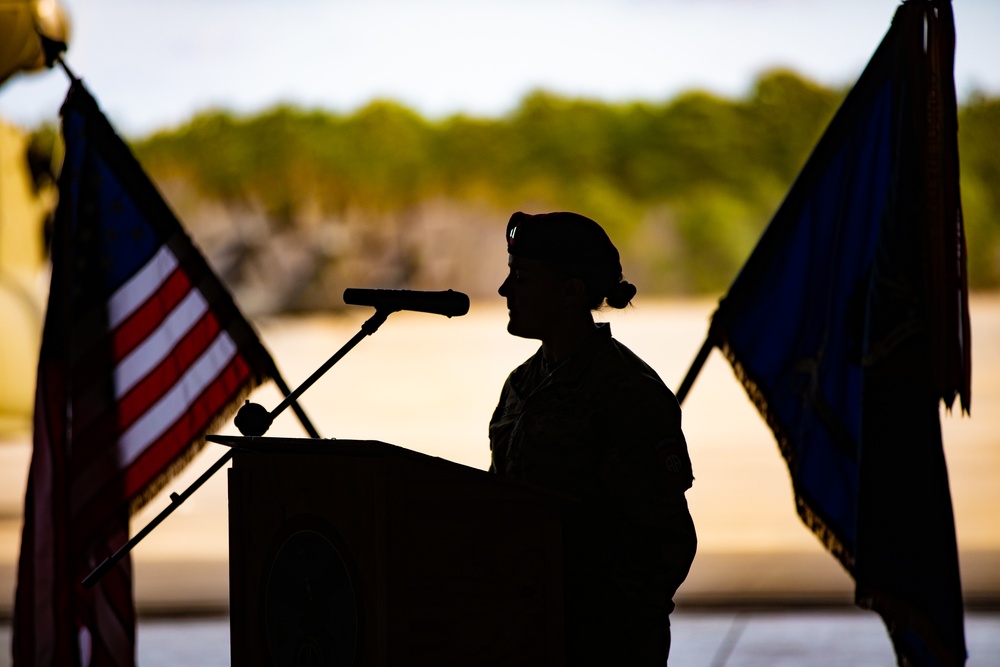 82nd General Support Aviation Battalion Change of Command