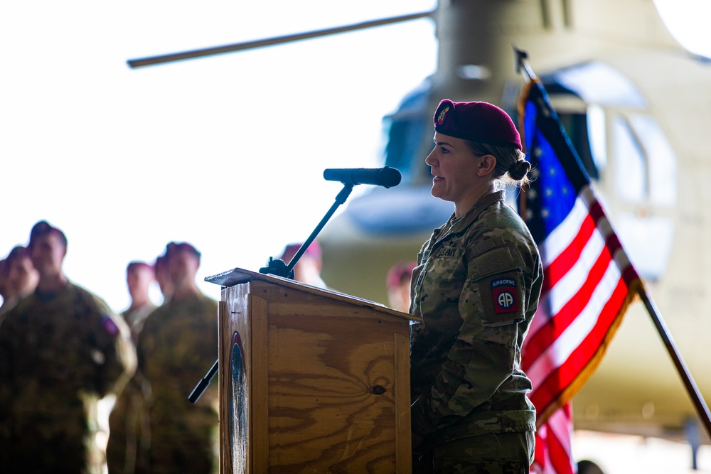 82nd General Support Aviation Battalion Change of Command