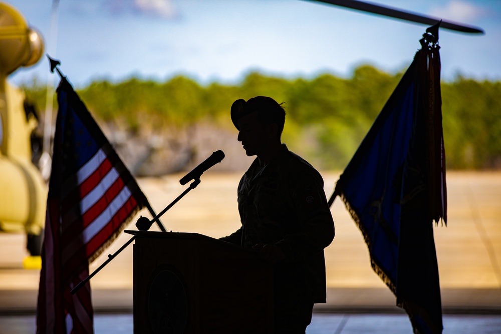 82nd General Support Aviation Battalion Change of Command