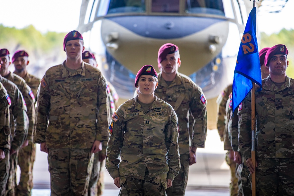 82nd General Support Aviation Battalion Change of Command