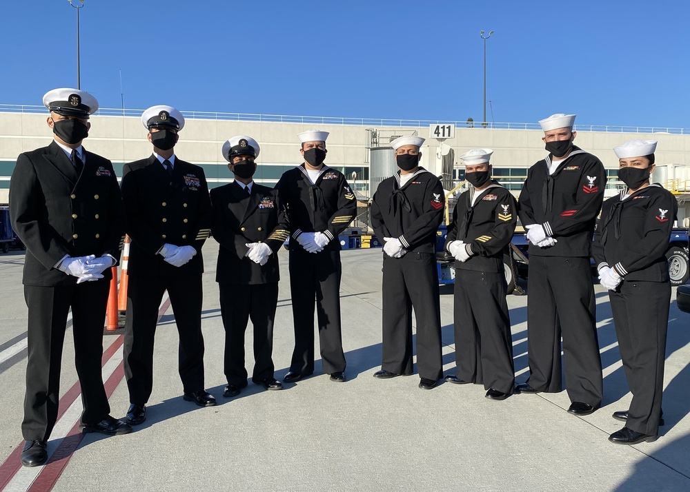 NRC Riverside Funeral Honor Guard Pose for a Group Photo
