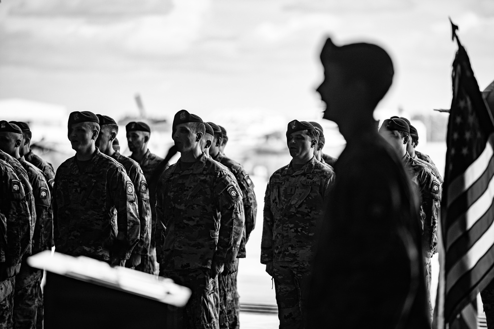 82nd General Support Aviation Battalion Change of Command