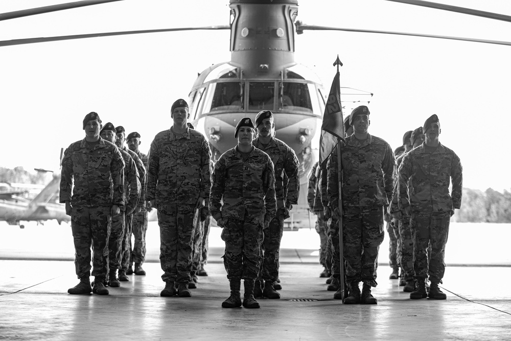 82nd General Support Aviation Battalion Change of Command