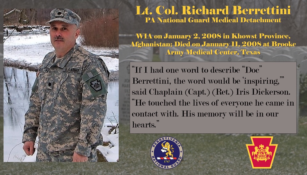 Honor the Fallen: Lt. Col. Richard J. Berrettini