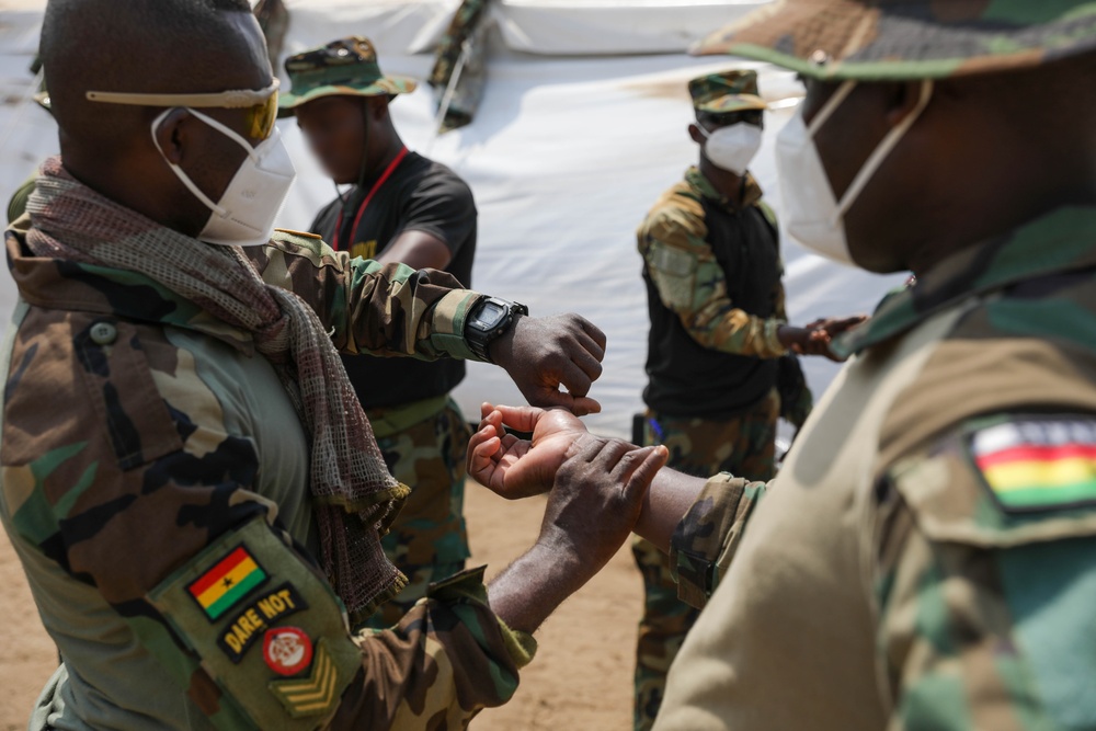 TCCC &amp; IED Training: Ghana and British Armed Forces
