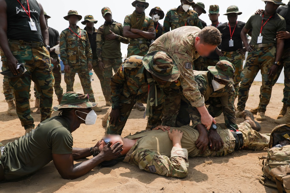 TCCC &amp; IED Training: Ghana and British Armed Forces