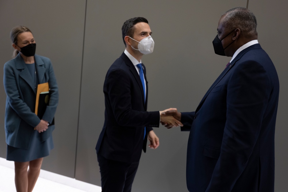SECDEF Attends Final Day of NATO Ministerial Meetings