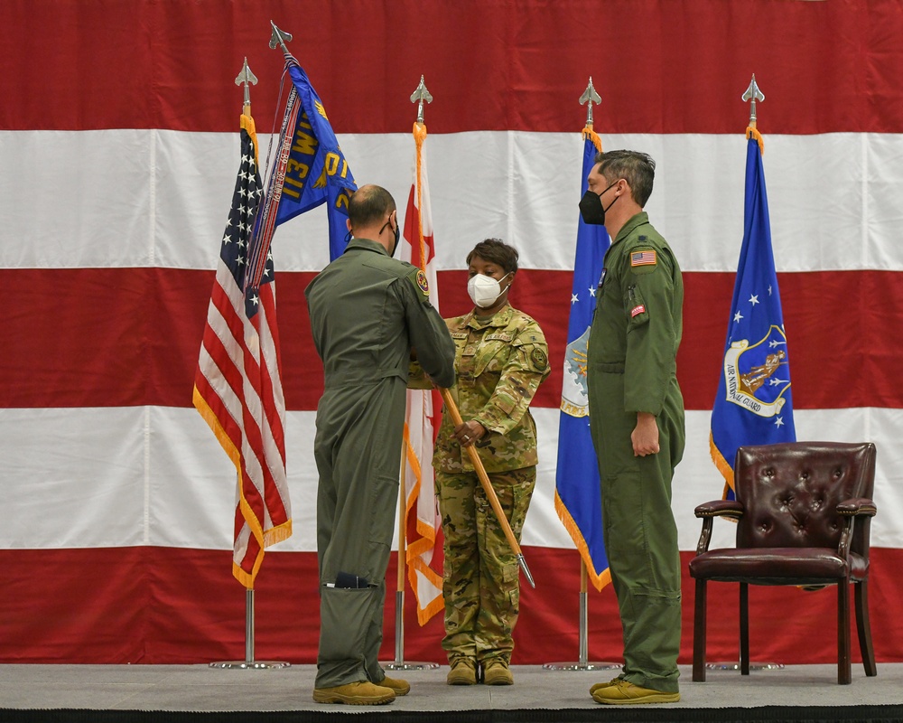 Lt. Col. Michael T. McFarland assumes command of 201st Airlift Squadron