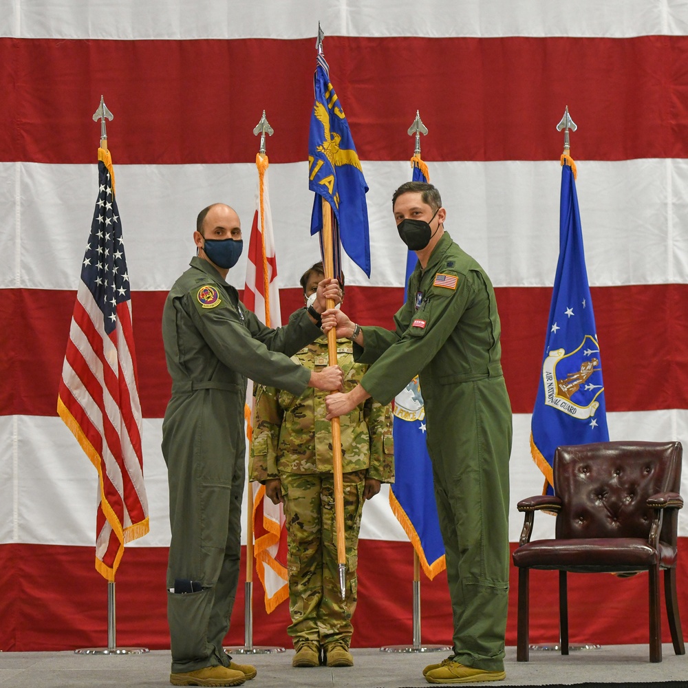 Lt. Col. Michael T. McFarland assumes command of 201st Airlift Squadron