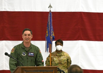 Lt. Col. Michael T. McFarland assumes command of 201st Airlift Squadron