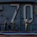 USS Carl Vinson (CVN 70) Commanding Officer Conducts an All-Hands Call