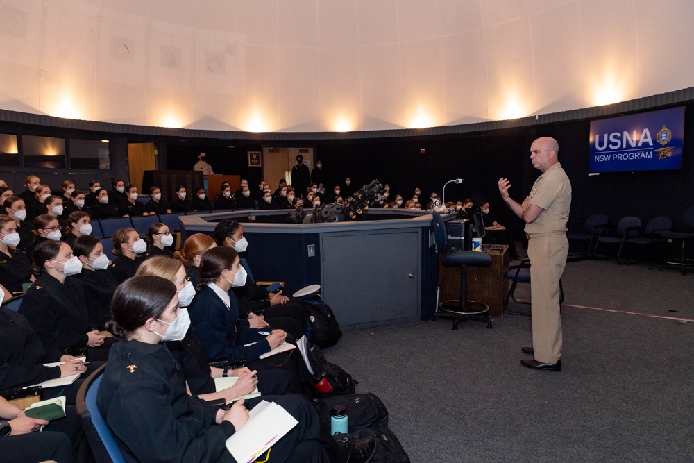 Naval Special Warfare Commander Visits the U.S. Naval Academy