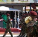 Liberian President Weah observes Army Band