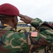 Saluting at Liberian Armed Forces Day