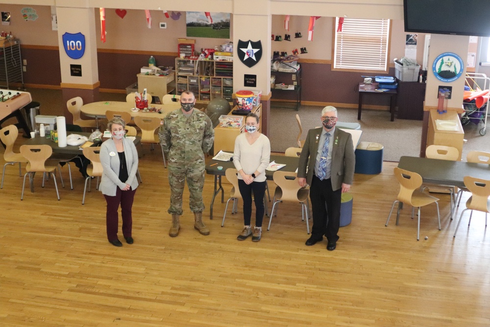 Fort McCoy Garrison leaders thank Child, Youth Services team for OAW support