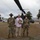 The 3rd Combat Aviation Brigade hosts a "spur" of the moment ceremony at Hunter Army Airfield, Georgia.