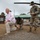 The 3rd Combat Aviation Brigade hosts a "spur" of the moment ceremony at Hunter Army Airfield, Georgia.