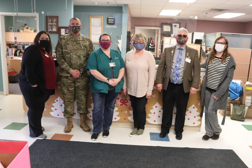 Fort McCoy Garrison leaders thank Child, Youth Services team for OAW support