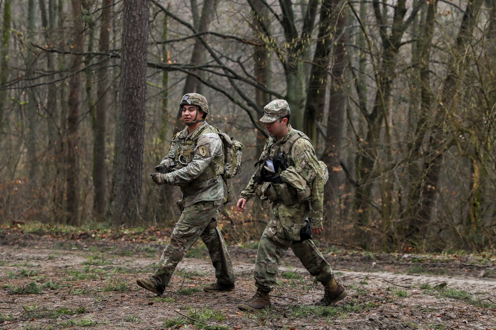 A Co. Conducts Land Navigation in Preparation for Expert Soldier Badge