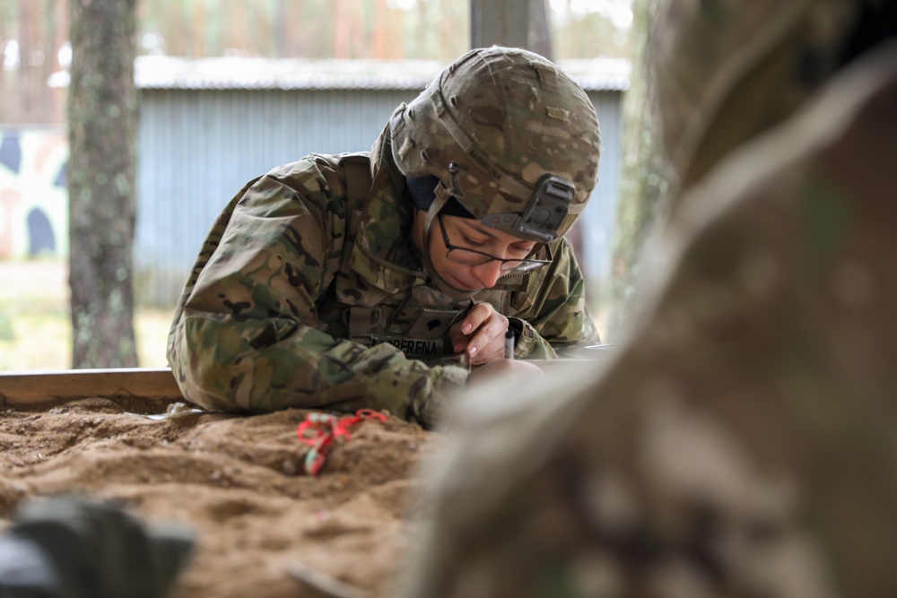 A Co. Conducts Land Navigation in Preparation for Expert Soldier Badge