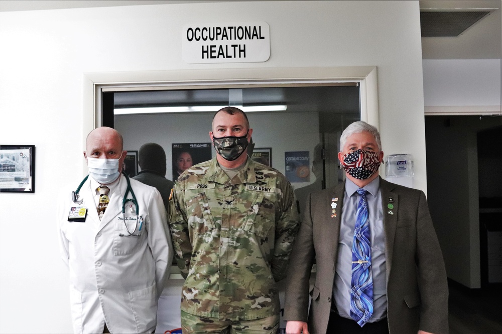 Fort McCoy Garrison leaders thank Occupational Health Clinic team for OAW support