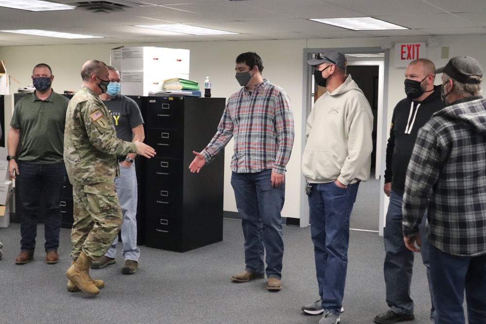 Fort McCoy Garrison leaders thank Directorate of Public Works team for OAW support