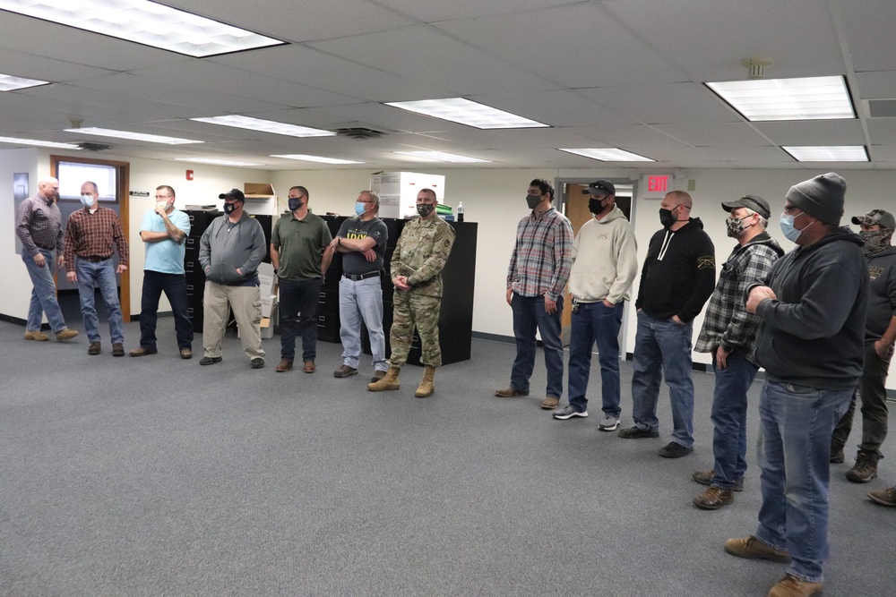 Fort McCoy Garrison leaders thank Directorate of Public Works team for OAW support