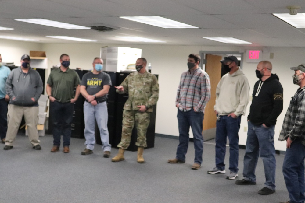 Fort McCoy Garrison leaders thank Directorate of Public Works team for OAW support