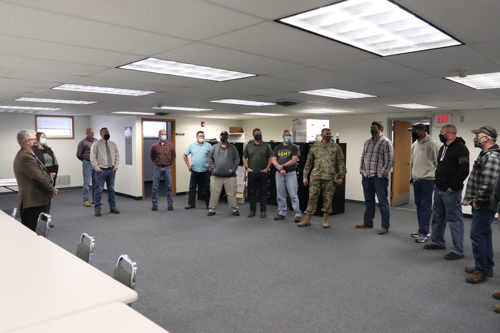 Fort McCoy Garrison leaders thank Directorate of Public Works team for OAW support