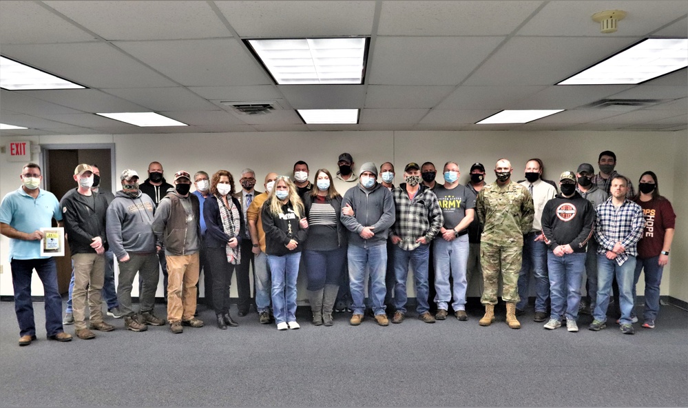 Fort McCoy Garrison leaders thank Directorate of Public Works team for OAW support