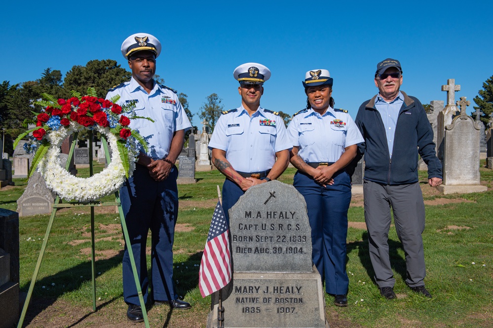 Captain Micheal A. Healy wreath-laying ceremony