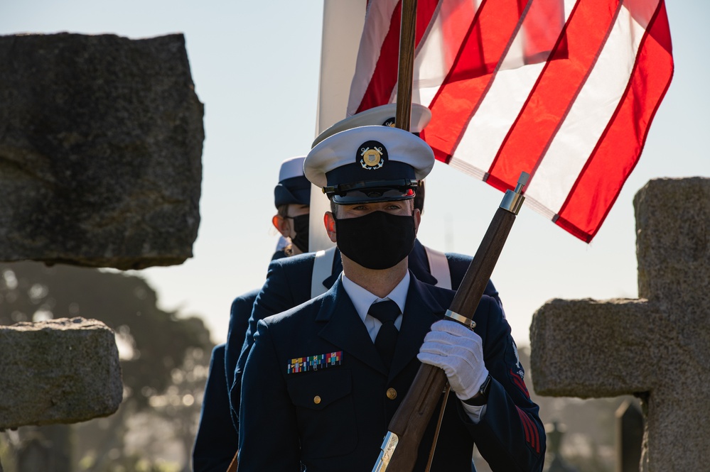 Captain Micheal A. Healy wreath-laying ceremony