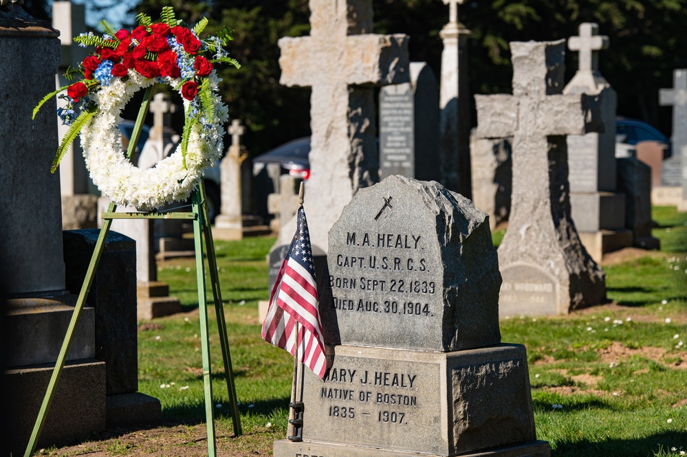 Captain Micheal A. Healy wreath-laying ceremony