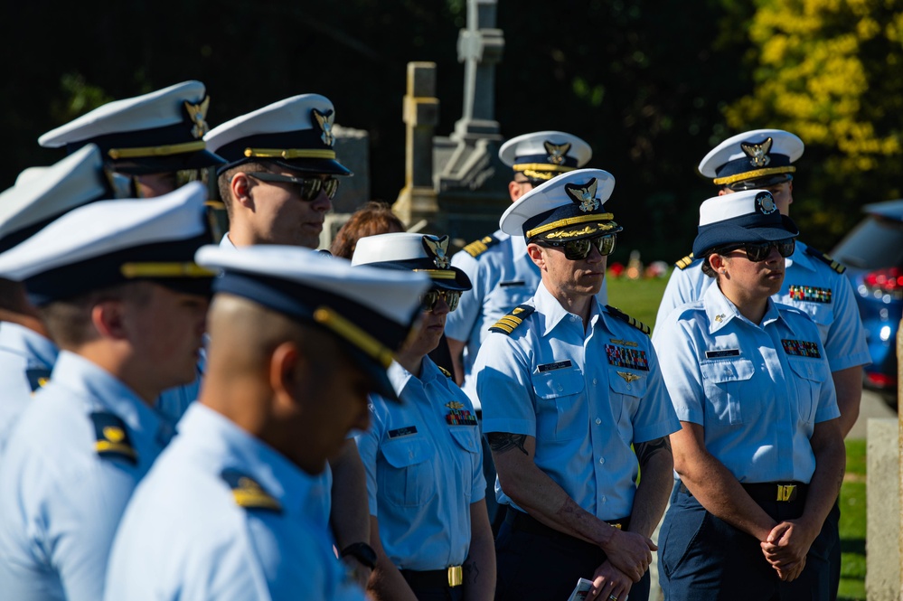 Captain Micheal A. Healy wreath-laying ceremony