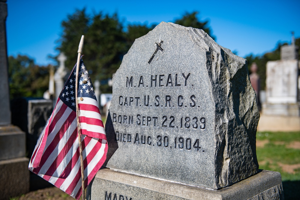 Captain Micheal A. Healy wreath-laying ceremony