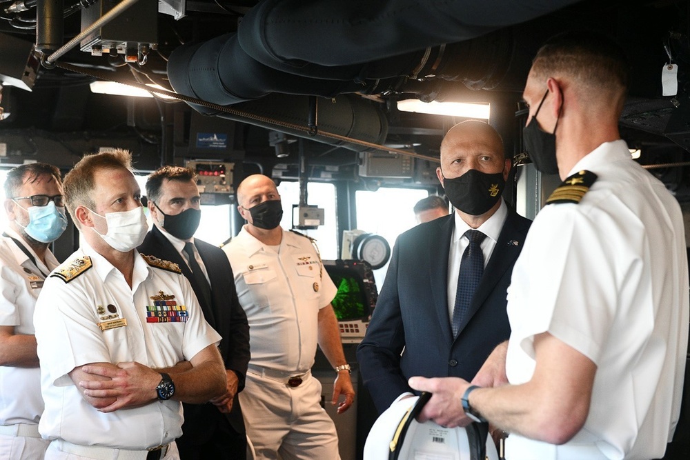 Australia Minister of Defence  Visits Sampson