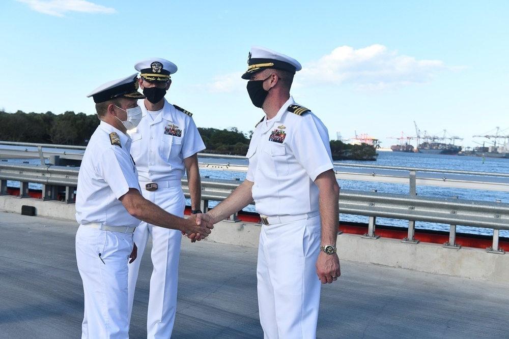 Australian Minister of Defence Visits Sampson