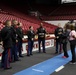 U.S. Marines Speak with the University of Alabama Gymnastics Team